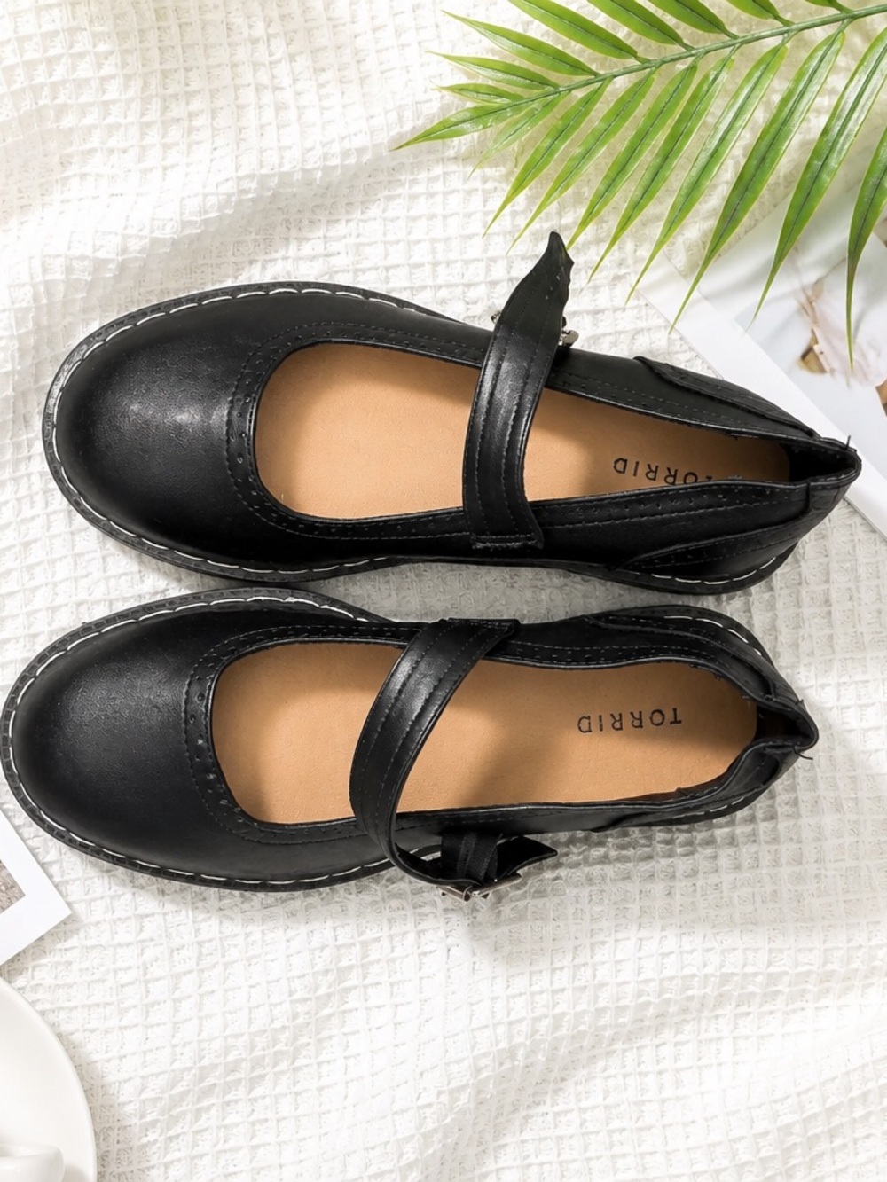 torrid Black Mary Jane Strap Loafers